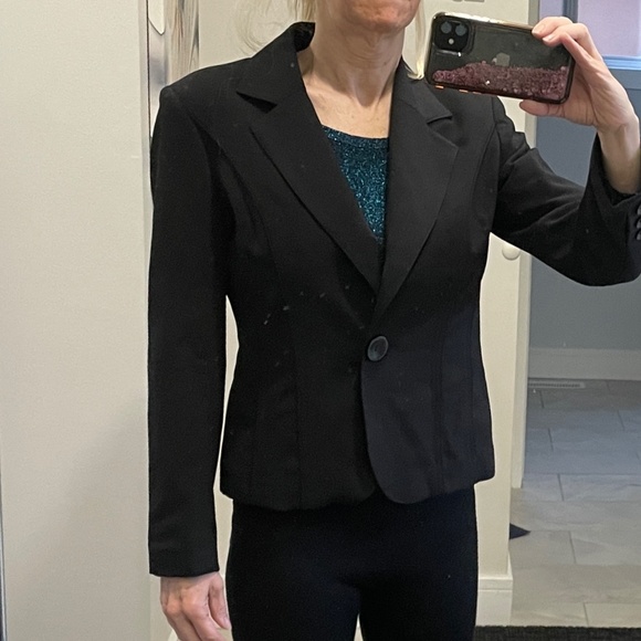 Black blazer fitted - Picture 3 of 3